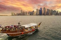 Qatar: Magical Sunset & Skyline View With Traditional Dhow Cruise