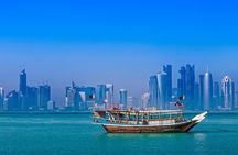 Qatar: Magical Sunset & Skyline View With Traditional Dhow Cruise
