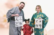 Tokyo Private Calligraphy Class – Family-Friendly & Yukata photo