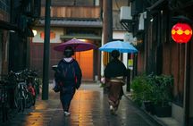 A Stroll Through Old Kyoto Geisha at Dusk