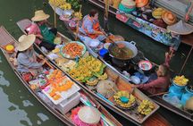 Bangkok Grand Palace Train and Floating Market Tour