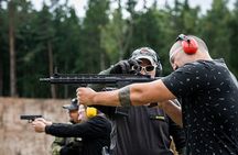 Prague: Outdoor shooting experience 3 to 10 guns + BUS Transfer