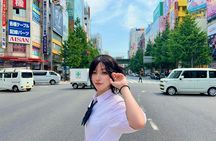 Stroll Akihabara in Japanese School Uniform
