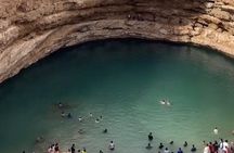 Private Day trip to Wadi Mibam and Bimmah Sinkhole