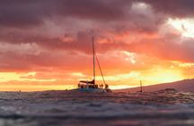 Board from Waikiki Beach for a scenic Sunset Sail on the Hāwea