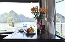 Halong Bay Deluxe Sapphire Cruise with Oceanview Balcony
