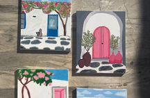 Painting on Canvas with a Local