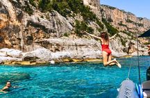 From Cala Gonone: Dinghy trip in the Gulf of Orosei