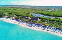 Cozumel: Zip Line Adventure, Buffet & Open Bar at KUZÁ Beach Park