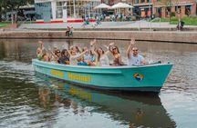 Groningen: Relaxing boat tour with unlimited drinks: 1.5 hours