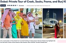 Dubai Sightseeing Full Day Trip with Burj Khalifa from Abu Dhabi