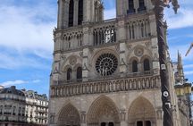 Paris Notre Dame Exterior with Sainte-Chapelle or Crypt Entry 