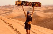 Dubai Desert Safari & Flying Dress Photoshoot in Desert”