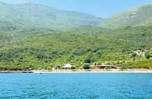 Sazan Island & Haxhi Ali Cave Boat Tour: Snorkel & Beach
