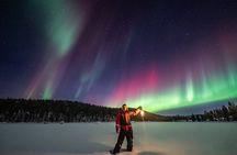 Northern Light Hunt with Photography from Rovaniemi