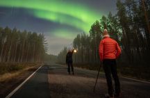 Northern Light Hunt with Photography from Rovaniemi