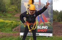 Double Adrenaline Bungee and Slingshot Combo