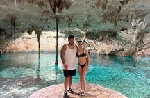 Cenote and Swimming with Turtles Private Tour in Akumal