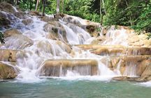 Blue Hole Secret Falls and Dunns River Falls Adventure