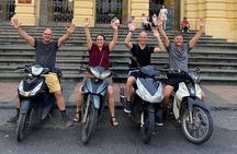 Hanoi City Half-Day Motorbike Tour with Street Food (4.5 Hours)