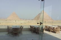 Giza pyramids and sphinx and saqara and memfis 