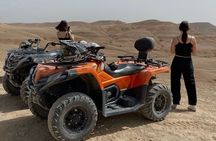 Agafay Desert Dinner Show with Quad Bike and Sunset Camel Ride