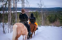 Horseback Ride in Finnish Forest from Rovaniemi