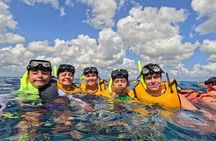 Catamaran in Cozumel with snorkeling at El Cielo and open Bar