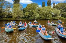Unique Canoe tour in the center of Prague (With Beer tasting)