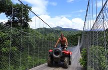 Combo ATV Jorullo Bridge + zip lines + mule ride