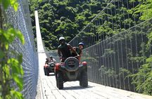Combo ATV Jorullo Bridge + zip lines + mule ride