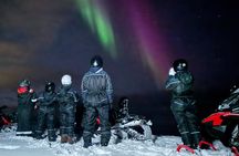 From Tromso Lyngen Alps Guided Snowmobile Tour afternoon