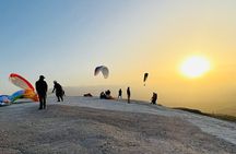 Sunset Paragliding Over Agafay Desert from Marrakech