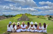 Monte Alban Chesillo and handicrafts alebrijes and black mud