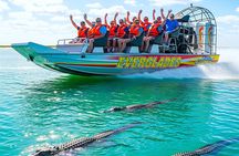 MIAMI: Everglades Airboat, Wildlife Gator Show and Pick-up