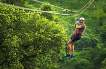 Cozumel: Zip Line Adventure, Buffet & Open Bar at KUZÁ Beach Park