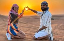 Dubai Desert Safari private with BBQ dinner
