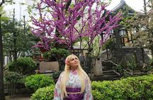 Private Kimono Photo Shooting tour at Asakusa by Local Japanese