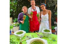 Pesto lesson with World Champion and typical Genoese Menu