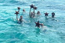 Group Catamaran 4 hr tour coral reef fun Iguana island adventure!