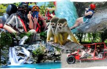  Monkeyland Waterfalls and 4x4 Buggy Private Tour Puerto Plata