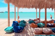 Private speed boat to orange bay and white island hurghad