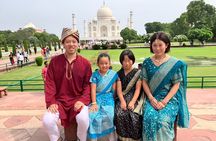 Private Agra Day Trip with Traditional Indian Attire from Delhi