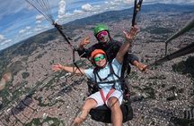 Paragliding in Medellin.
