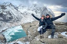 Western Lofoten: Winter Hike / Snowshoe Hiking Adventure