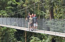 Combo Hanging Bridges Volcano Hike Swimming Hole and Hot Springs