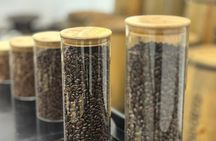 Ethiopia coffee cupping class and Ethiopian food injera making