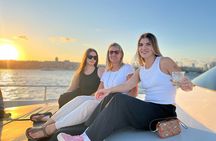 Istanbul Bosphorus Sunset Cruise with Wine on a Luxury Yacht