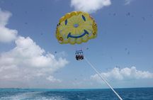 Cancun Speed Boat, Parasailing and Dolphin Beach with Transport