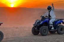 Marrakech: Agafay desert Quad, Camel, Sunset Dinner & Fire show